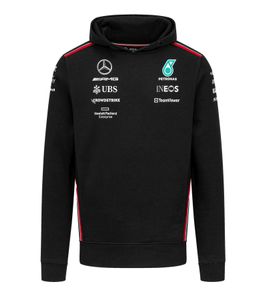 Mercedes-Benz AMG Petronas Mapf1 Herren Hoodie Baumwoll-Pullover Kapuzen-Pullover Sweater 701223430 001 Schwarz