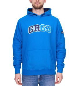 Mercedes-Benz AMG Petronas Russell Pull à capuche en coton pour homme 701222310 002 Bleu