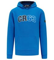 Pull à capuche en coton pour homme Mercedes-Benz AMG Petronas George Russell 701222310 en noir ou bleu