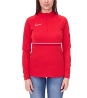Top da allenamento NIKE Academy 21 Dry Drill a maniche lunghe da donna con felpa con mezza zip e vestibilità asciutta CV2653 Verde, Giallo, Blu o Rosso