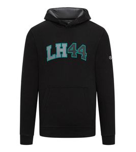 Mercedes-Benz AMG Petronas Lewis Hamilton Men's Hoodie Cotton Pullover Hooded Sweater 701222302 001 Black