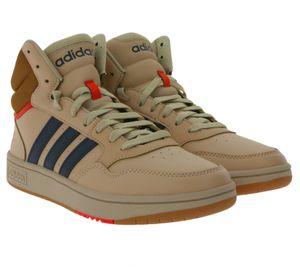 adidas Hoops 3.0 Herren Mid-Sneaker Basketball-Schuhe im Vintage-Stil Schnür-Schuhe GX9608 Beige/Braun