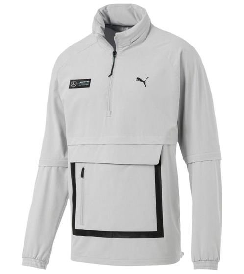 PUMA Mercedes-AMG Petronas F1 Herren Jacke Formel 1 Outdoor-Jacke 577802 02 Grau