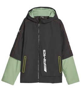 PUMA Mercedes-AMG Petronas F1 Herren Jacke Formel 1 wasserabweisende Outdoor-Jacke 621187 01 Schwarz/Grün