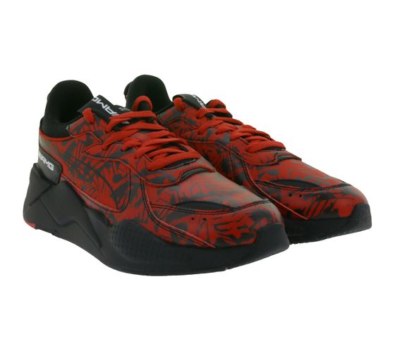 PUMA X Mercedes MAPF1 AMG RS-X Camo F1 Petronas AMG Casual Sneakers Everyday Sneakers Lace-up Shoes 307871 01 Black/Red