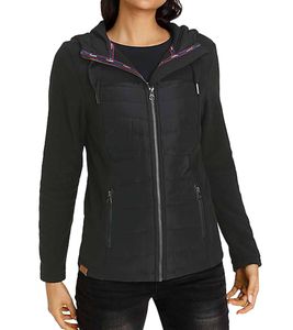 KangaROOS Damen modische Outdoor-Jacke stylische Übergangs-Jacke 79599200 Schwarz