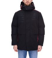Mercedes-Benz MAPF1 men's F1 Petronas AMG autumn coat with removable hood winter jacket with warm THERMORE insulation layer transition jacket 701223429 001 black