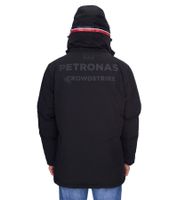 Mercedes-Benz MAPF1 men's F1 Petronas AMG autumn coat with removable hood winter jacket with warm THERMORE insulation layer transition jacket 701223429 001 black
