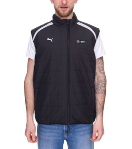 PUMA X Mercedes-Benz AMG Petronas F1 men's quilted vest autumn vest transitional jacket 622133 01 black