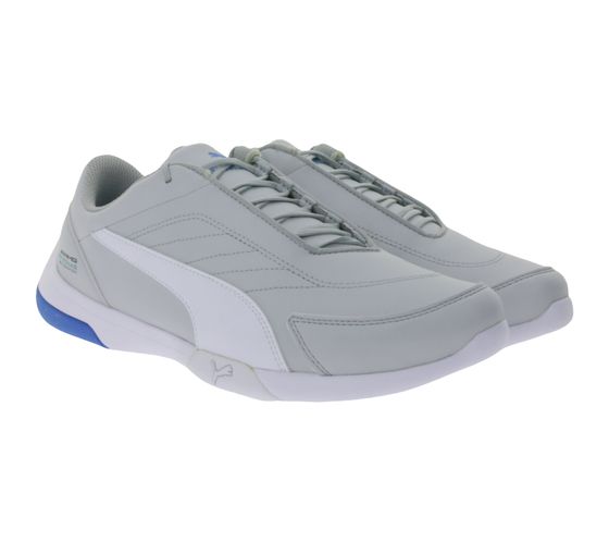 PUMA X Mercedes Kart Cat III Petronas AMG Herren Freizeit-Sneaker mit EVA-Innensohle Alltags-Turnschuhe Schnür-Schuhe 306244 03 Grau/Weiß/Blau