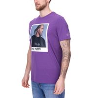 Mercedes-Benz AMG Petronas F1 MAPF1 portrait or logo men's cotton shirt with George Russel print round neck shirt 701222296-701222304 blue or purple Mercedes-Benz AMG Petronas F1 MAPF1 portrait or logo men's cotton shirt with George Russel print round neck shirt 701222296-701222304 blue or purple