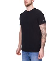 Mercedes-Benz AMG Petronas F1 MAPF1 FW Blank Herren Basic T-Shirt mit kleinem Print am Arm Baumwoll-Shirt 701219057 001 Schwarz