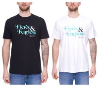 Mercedes-Benz AMG Petronas F1 Fierce and Fearless Graphic T-shirt en coton pour homme 701222348 en noir ou blanc