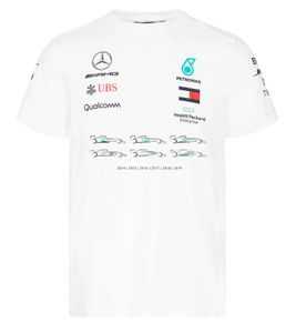 Mercedes-Benz AMG Petronas F1 MAPM RP Lewis Championship Herren T-Shirt Baumwoll-Shirt 141191110 200 Weiß