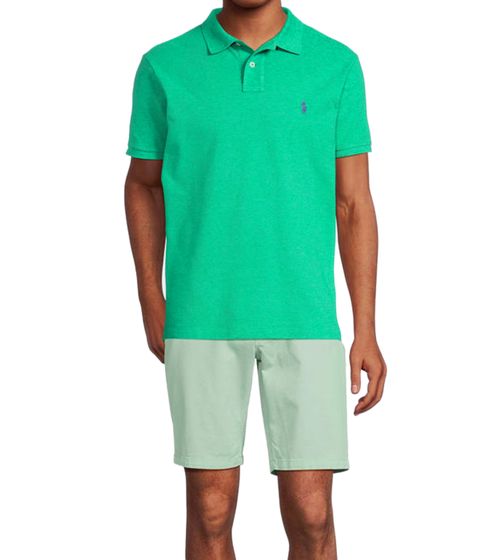 POLO RALPH LAUREN men's polo shirt slim fit cotton shirt short sleeve polo shirt 710536856370 green