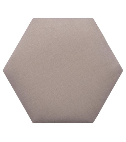 OBI Wandkissen Hexagon 30x30cm Wandpolster Wandgestaltung Wandverkleidung Creme