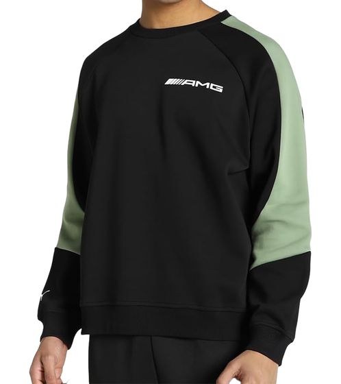 PUMA FD MAPF1 Mercedes-AMG Petronas F1 Men's Sweater Formula 1 Cotton Sweater 622289 01 Black