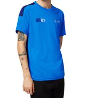 T-shirt basique pour homme Mercedes-Benz AMG Petronas F1 MAPF1 FW George Russell avec imprimé GR63 Chemise de tous les jours 701222311 001 Bleu