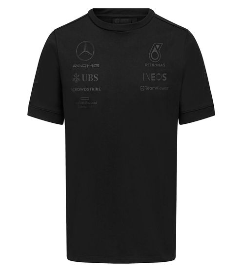 Mercedes-Benz AMG Petronas F1 men's T-shirt, short-sleeved shirt, summer shirt 701225460 001 black