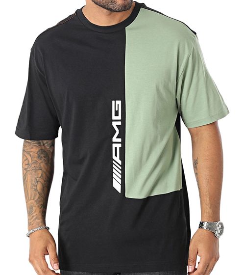 Puma X Mercedes-Benz AMG Petronas F1 men's T-shirt stylish cotton shirt motorsport shirt 621191 01 black/green