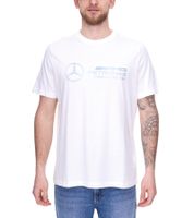 T-shirt Puma X Mercedes-Benz AMG Petronas F1 pour homme, chemise élégante en coton 621157 03 Blanc