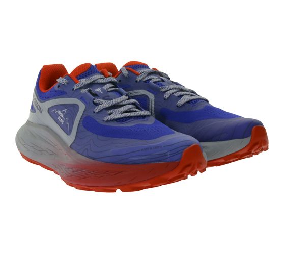 SALOMON Gilde Max TR Run the Alps trail running shoes with energyFOAM sneakers running shoes 473856 gray/blue/red