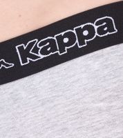 Lot de 2 boxers homme Kappa avec lettrage de marque et logo caleçon 351K1JW ADK gris foncé/gris clair/rouge