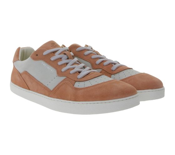 GROUNDIES Barefoot Shoes Nova Special Baskets basses pour femmes avec semelle TrueSense GS1 Chaussures à lacets GND-120112-34 Rose/Blanc