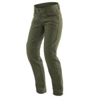 DAINESE Casual Regular Lady Tex women's motorcycle pants with Pro-Shape 2.0 protectors Motorcycle jeans Motorsport pants 202755153 Green
