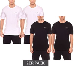 Pack of 2 HECHTER STUDIO men's round neck cotton T-shirt NI58100 700 white or black