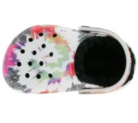 3 pairs of crocs Classic Lined Tie-Dye children's house shoes, lined clogs with Dual Crocs Comfort 206683-0C4 Colorful