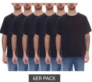 6er Pack PUMA Herren Baumwoll-Shirt T-Shirts Rundhals-Shirt Basic-Shirt 678256 02 Schwarz 6er Pack PUMA Herren Baumwoll-Shirt T-Shirts Rundhals-Shirt Basic-Shirt 678256 02 Schwarz