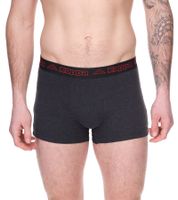 2er Pack Kappa Herren Boxershorts mit Marken Schriftzug und Logo Unterhose in verschiedenen Farben wie Schwarz, Grau, Anthrazit und Blau