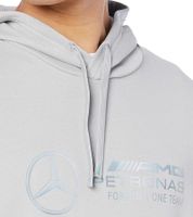 Lot de 2 sweats à capuche PUMA X Mercedes-Benz AMG Petronas F1 MAPF1 LS Statement pour homme avec logo réfléchissant imprimé en coton 621158 02 Gris