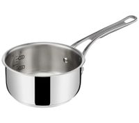 7-piece Tefal Classic pot set by Jamie Oliver stainless steel with measuring scale for all types of stoves saucepan pots E307S7 silver