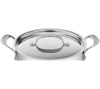 7-piece Tefal Classic pot set by Jamie Oliver stainless steel with measuring scale for all types of stoves saucepan pots E307S7 silver