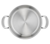 7-piece Tefal Classic pot set by Jamie Oliver stainless steel with measuring scale for all types of stoves saucepan pots E307S7 silver