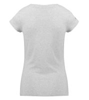 T-shirt pour femme avec grand logo AMG Petronas F1 Logo Tee en coton 141181022 150 Gris