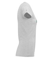 T-shirt pour femme avec grand logo AMG Petronas F1 Logo Tee en coton 141181022 150 Gris