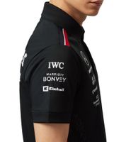 Polo de l'équipe Mercedes-Benz AMG Petronas F1 2023 pour homme, chemise de sport automobile à manches courtes 701223408, blanc ou noir