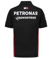 Polo de l'équipe Mercedes-Benz AMG Petronas F1 2023 pour homme, chemise de sport automobile à manches courtes 701223408, blanc ou noir