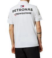Polo de l'équipe Mercedes-Benz AMG Petronas F1 2023 pour homme, chemise de sport automobile à manches courtes 701223408, blanc ou noir