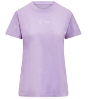 Mercedes-Benz AMG Petronas F1 Retro Women's T-Shirt with large AMG Petronas lettering on the back Cotton Shirt 701225452 002 Purple
