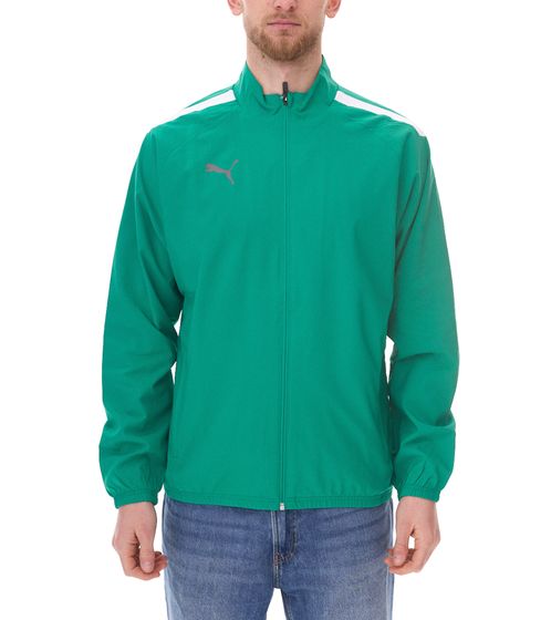 PUMA TeamLIGA Sideline Herren Trainings-Jacke atmungsaktive Sport-Jacke mit Drycell-Technologie 657259 05 Grün