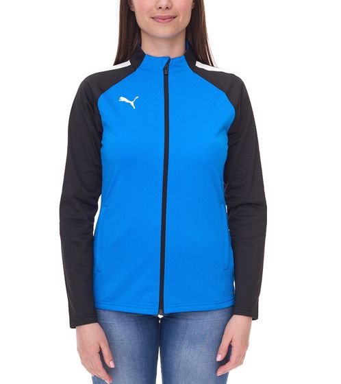 PUMA teamLIGA training jacket women's football jacket sports jacket fitness jacket 657252 02 blue