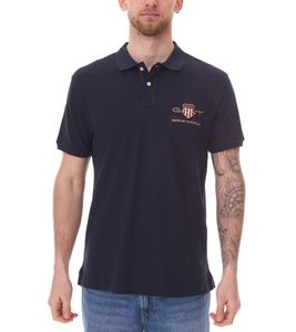 Polo GANT pour homme, coupe classique, en coton, 2002014 433 Navy Polo GANT pour homme, coupe classique, en coton, 2002014 433 Navy