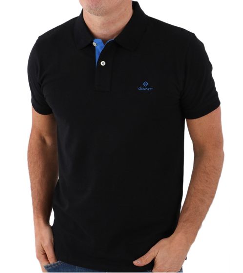 GANT men's polo shirt regular fit polo shirt cotton shirt 2052003 5 black