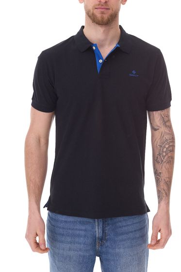 Polo pour homme GANT Regular Fit Polo en coton 2052003 5 Noir