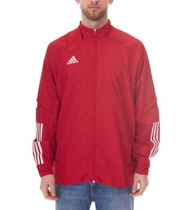 Veste d'entraînement adidas Condivo 20 pour homme avec technologie AEROREADY Veste de football Veste de sport Vêtements de fitness ED9248 Rouge/Blanc