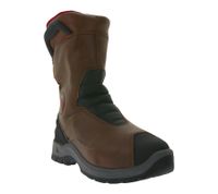 Chaussures de sécurité RED WING SHOES PetroKing SB avec semelle TredMax et système ForceGuard, bottes de travail avec technologie D30, bottes à enfiler Factory Second 3220 marron/noir